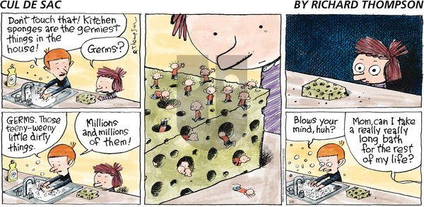 Cul de Sac on Sunday February 8, 2015 Comic Strip