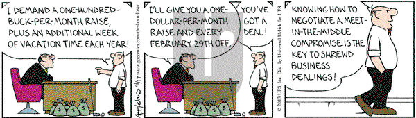 The Born Loser on Wednesday April 17, 2013 Comic Strip