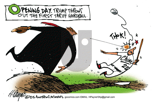 Henry Payne - Friday April 11, 2025 Comic Strip