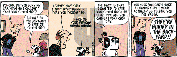 Pooch Cafe on Monday May 21, 2012 Comic Strip