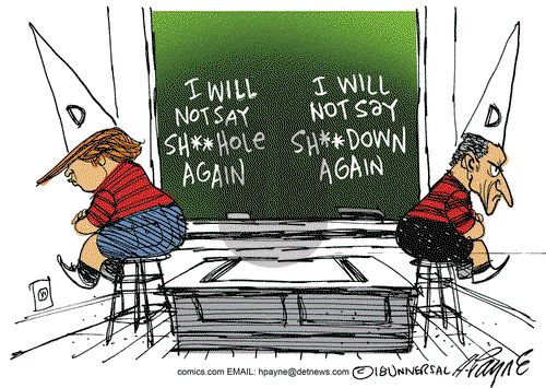 Henry Payne on Thursday January 25, 2018 Comic Strip