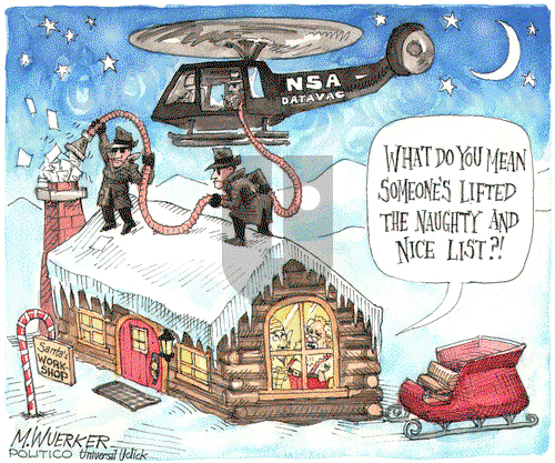 Matt Wuerker on Tuesday December 17, 2013 Comic Strip