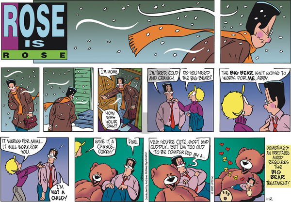 Rose is Rose on Sunday January 12, 2020 Comic Strip