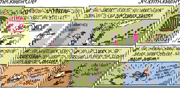 The Knight Life on Sunday July 17, 2011 Comic Strip