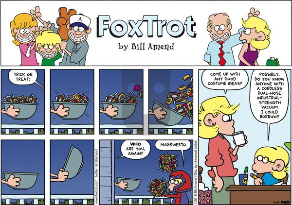 FoxTrot on Sunday October 25, 2015 Comic Strip