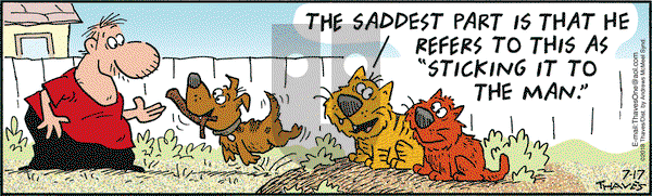 Frank and Ernest on Tuesday July 17, 2018 Comic Strip