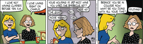 Luann on Thursday September 11, 2014 Comic Strip