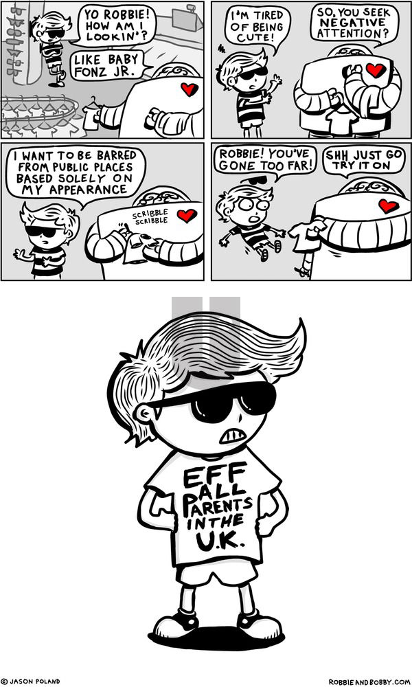Robbie and Bobby on Monday March 17, 2025 Comic Strip