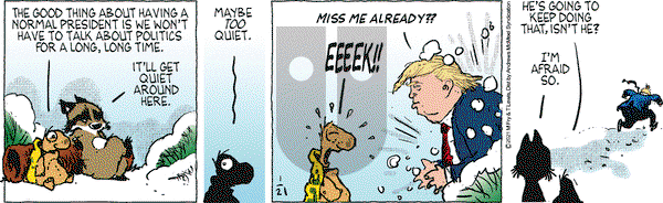 Over the Hedge on Thursday January 21, 2021 Comic Strip