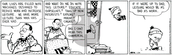 Calvin and Hobbes on Monday January 24, 1994 Comic Strip