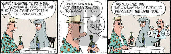 Monty on Tuesday December 2, 2008 Comic Strip