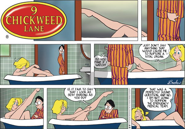 9 Chickweed Lane on Sunday August 19, 2018 Comic Strip
