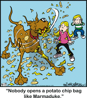 Marmaduke on Tuesday March 17, 2015 Comic Strip
