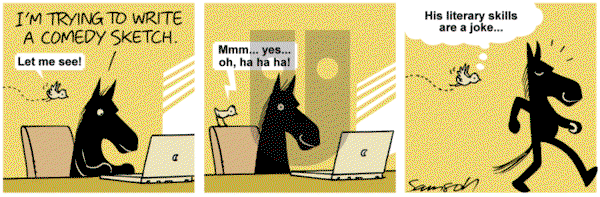 Dark Side of the Horse - Thursday August 23, 2012 Comic Strip