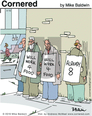 Cornered on Wednesday April 10, 2019 Comic Strip
