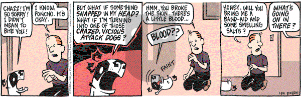 Pooch Cafe on Tuesday January 24, 2006 Comic Strip