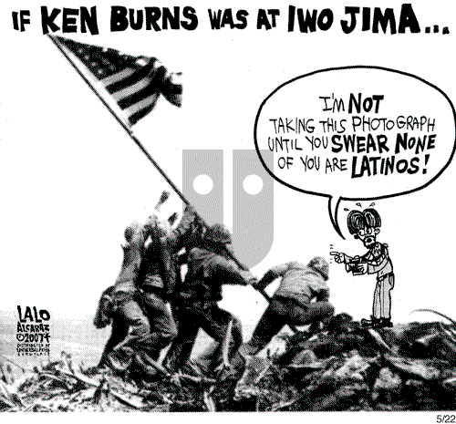 Lalo Alcaraz on Tuesday May 22, 2007 Comic Strip