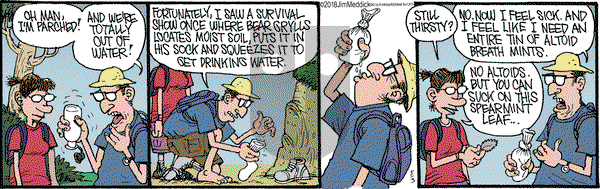 Monty on Thursday May 3, 2018 Comic Strip