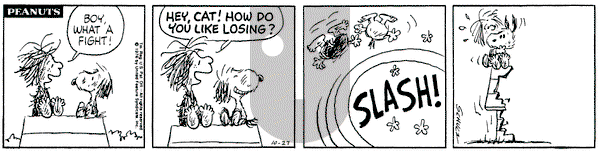 Peanuts on Wednesday October 27, 1976 Comic Strip