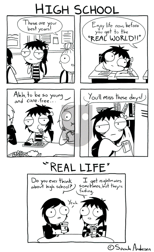 Sarah's Scribbles - Saturday December 12, 2015 Comic Strip