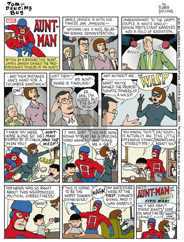 Tom the Dancing Bug on Friday July 6, 2018 Comic Strip