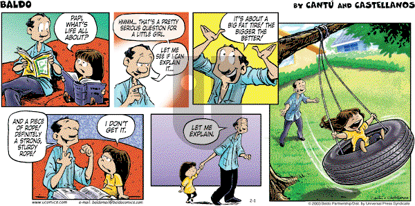 Baldo - Sunday February 1, 2009 Comic Strip