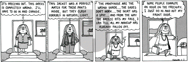 Cathy Classics on Sunday October 10, 1993 Comic Strip
