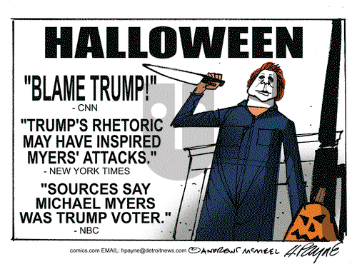 Henry Payne on Monday October 29, 2018 Comic Strip