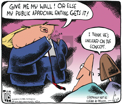 Tom Toles on Friday January 25, 2019 Comic Strip