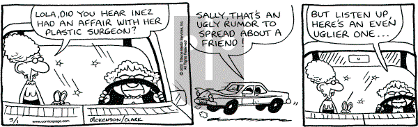 Lola on Tuesday May 1, 2001 Comic Strip