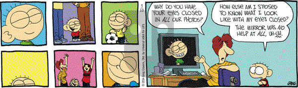 The Buckets on Monday March 10, 2014 Comic Strip