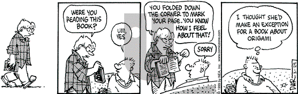 Betty on Monday March 29, 1999 Comic Strip