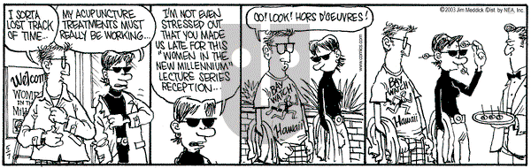 Monty on Wednesday May 7, 2003 Comic Strip