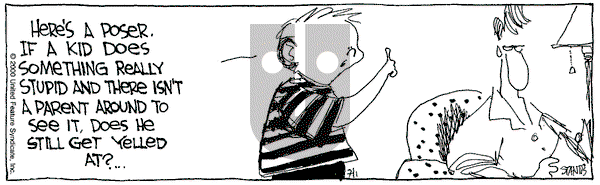 The Buckets on Saturday July 1, 2000 Comic Strip