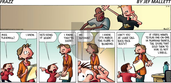 Frazz - Sunday March 16, 2014 Comic Strip