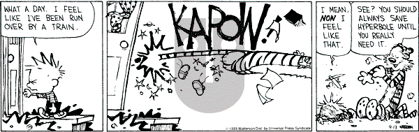 Calvin and Hobbes - Monday September 13, 1993 Comic Strip