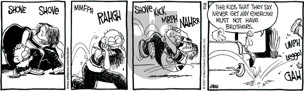 The Buckets on Wednesday February 21, 2007 Comic Strip