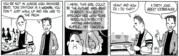 Luann on Saturday April 12, 2003 Comic Strip