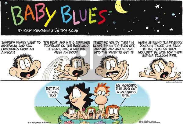 Baby Blues - Sunday June 25, 2023 Comic Strip