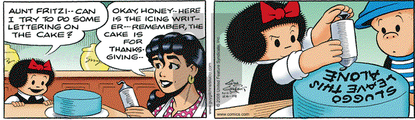 Nancy on Wednesday November 26, 2008 Comic Strip