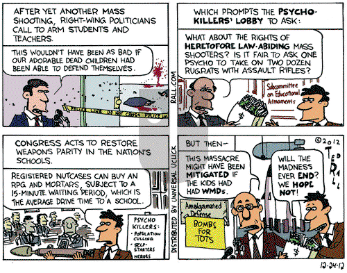 Ted Rall on Monday December 24, 2012 Comic Strip