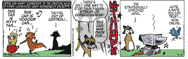 Over the Hedge on Thursday April 5, 2007 Comic Strip
