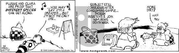 Over the Hedge on Saturday April 4, 1998 Comic Strip