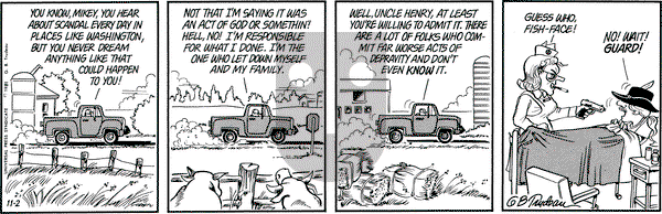 Doonesbury on Monday November 2, 1981 Comic Strip