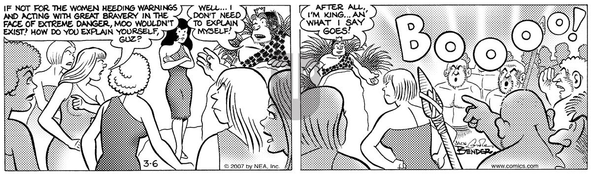 Alley Oop - Tuesday March 6, 2007 Comic Strip
