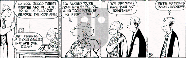 Mr. Lowe on Friday November 8, 2024 Comic Strip