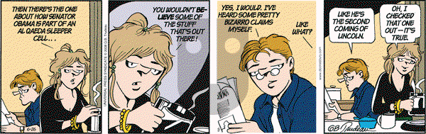 Doonesbury on Thursday June 26, 2008 Comic Strip