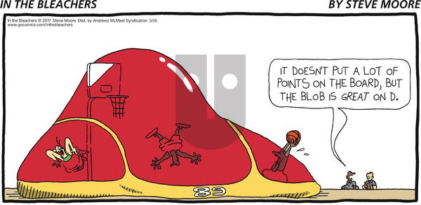 In the Bleachers on Sunday March 26, 2017 Comic Strip