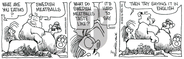 The Grizzwells on Saturday November 2, 2002 Comic Strip