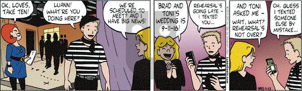 Luann on Wednesday September 23, 2015 Comic Strip